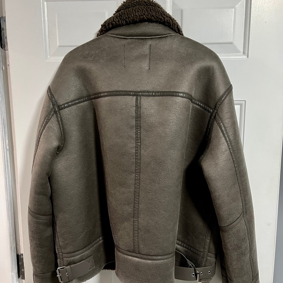 Zara Double Faced Jacket Gray 3548/243 - Picture 5 of 6